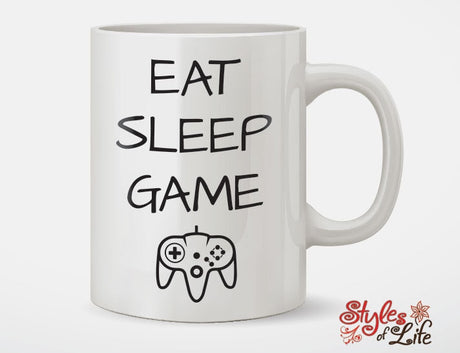 Eat Sleep Game Coffee Mug
