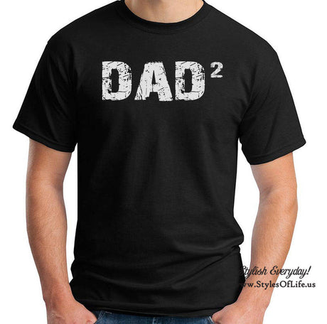 Dad Squared Shirt Funny Father T-shirt Gift For Daddy T-Shirt