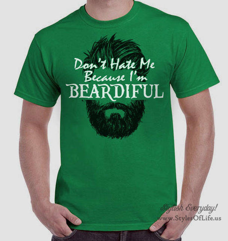 Men's Shirt, Beardiful Shirt, Bearded Man Shirt, Beard Gifts, Gift For A Man With Beard, Beard Tee