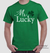 Women's St. Patricks Day Shirt, Mr. and Mrs. Lucky, Couples Shirts, Irish Shirt, Shamrock, Green Shirt, Irish Tee, Funny