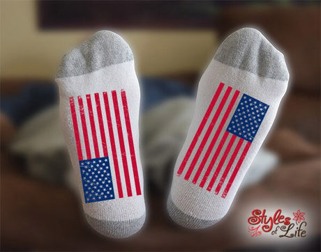American Flag Socks, Patriotic, Flag Socks