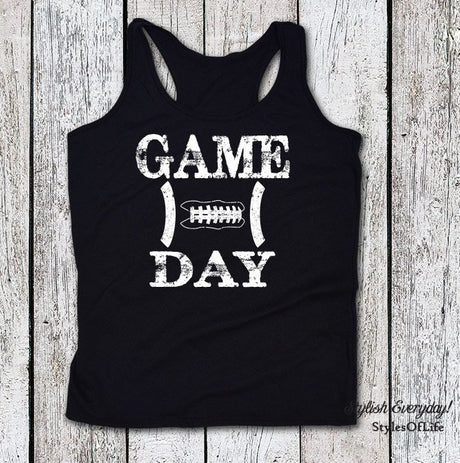 Women's Tank Top, Game Day, Football, Tank Top, Gift For Her, Football Shirt, Mothers Day Gift, Game Day 3