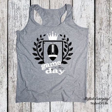 Women's Tank Top, Game Day, Football, Tank Top, Gift For Her, Football Shirt, Mothers Day Gift, Game Day 4