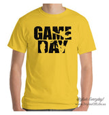 Mens Shirt, Game Day, Football, Silhouettes, Grunge, Watching The Game, Game Day 1