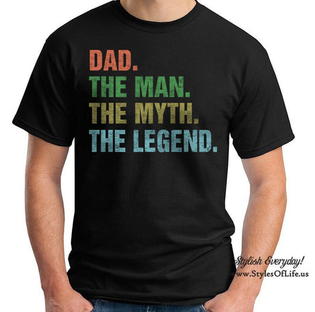 Dad The Man The Myth The Legend, T-Shirt, Funny Shirt, Gift For Dad, Fathers Day Shirt