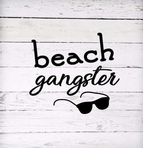 Beach Gangster, Sunglasses, Instant Download, svg, png, eps, jpeg, Commercial Use