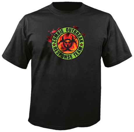 Zombie Shirt, Zombie Outbreak Response Team, Bloody Zombie, Hazard Symbol, Biohazard