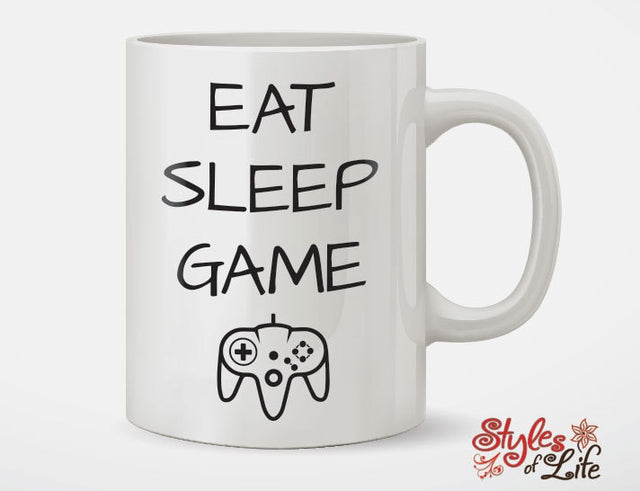 Eat Sleep Game Coffee Mug