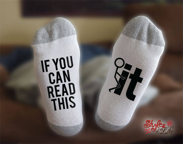 F It Socks, If You Can Read This, Gift For Him, Gift For Her