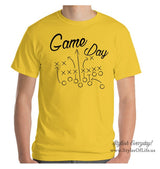 Mens Shirt, Game Day, Football, Silhouettes, Grunge, Watching The Game, Game Day 2