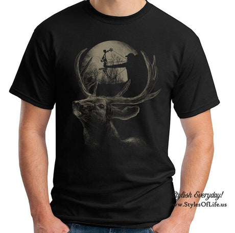 Bow Hunting Shirt, Whitetail Deer, Antler, Rack, Hunters Shirt